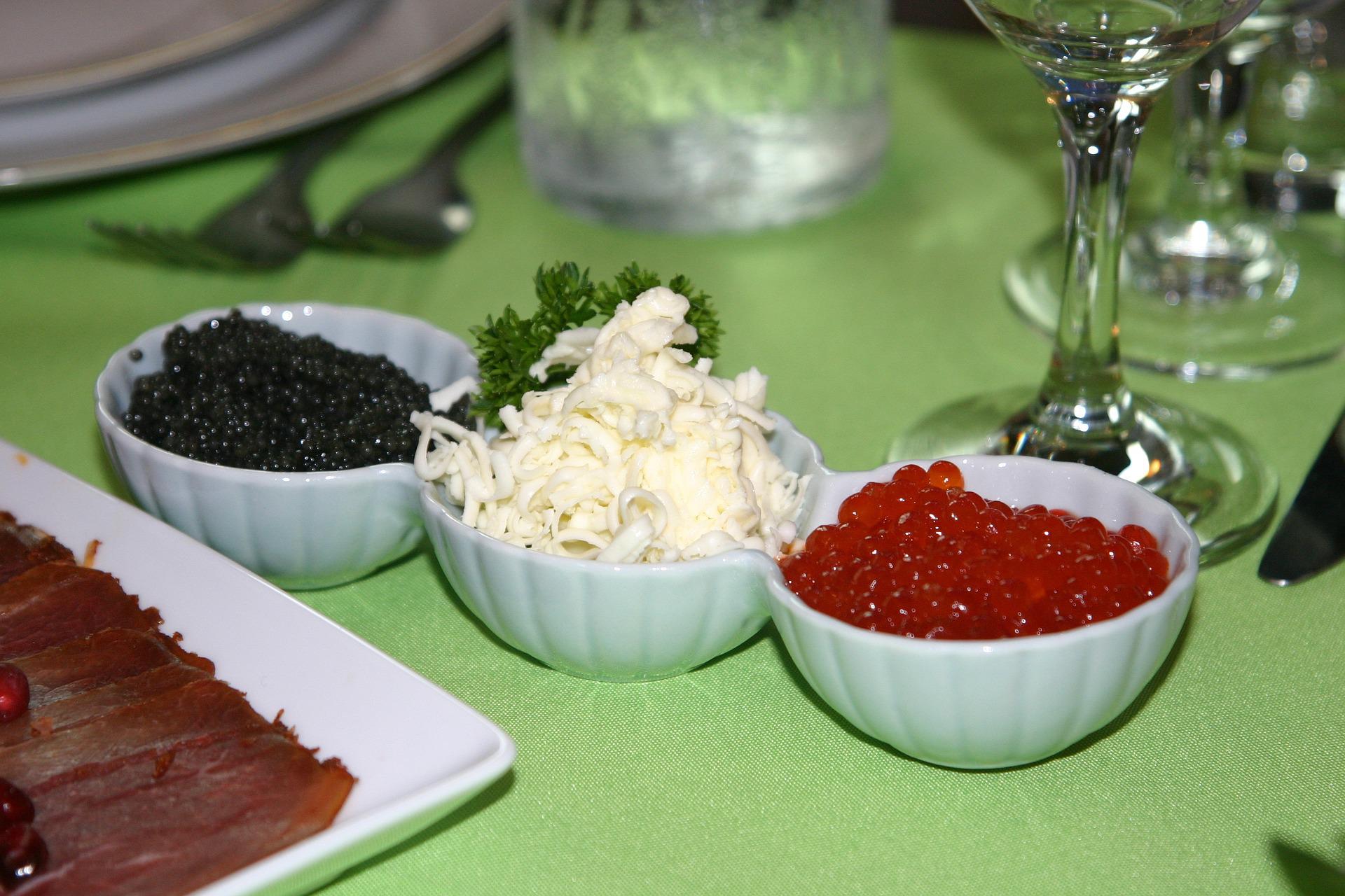 LES DIFFERENTES VARIETES DE CAVIAR